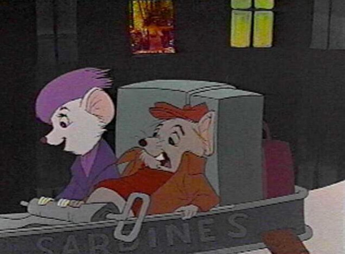 Look closley at the background image that got the Disney movie "The Rescuers" recalled for questionable images.