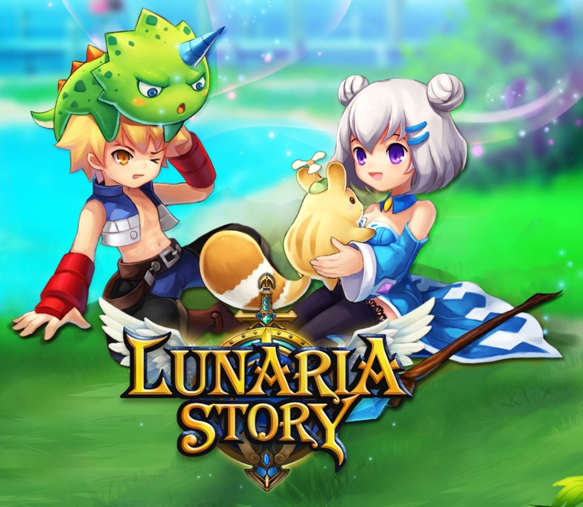 Lunaria Story is a browser based social game, 2D side-scrolling