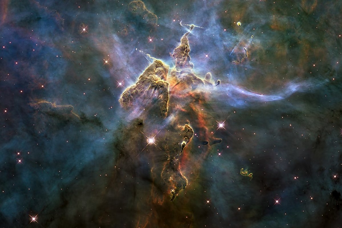 The Mystic Mountain is another part of the Carina Nebula.