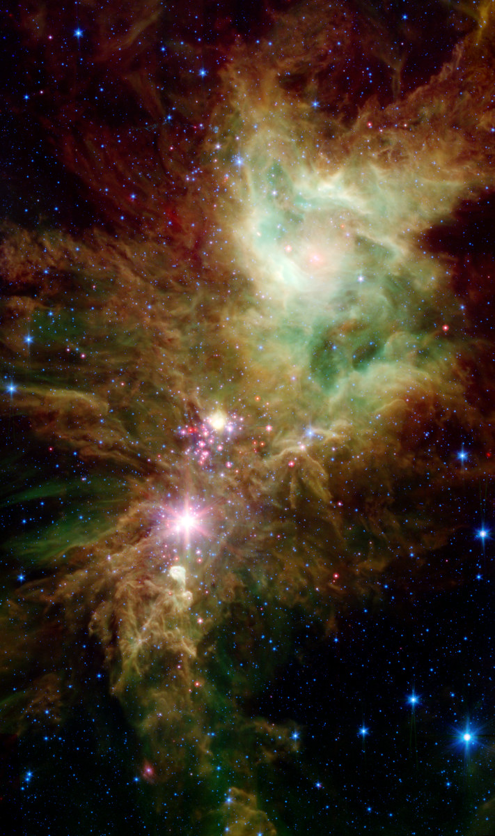 Christmas Tree Cluster Nebula, NGC 2264