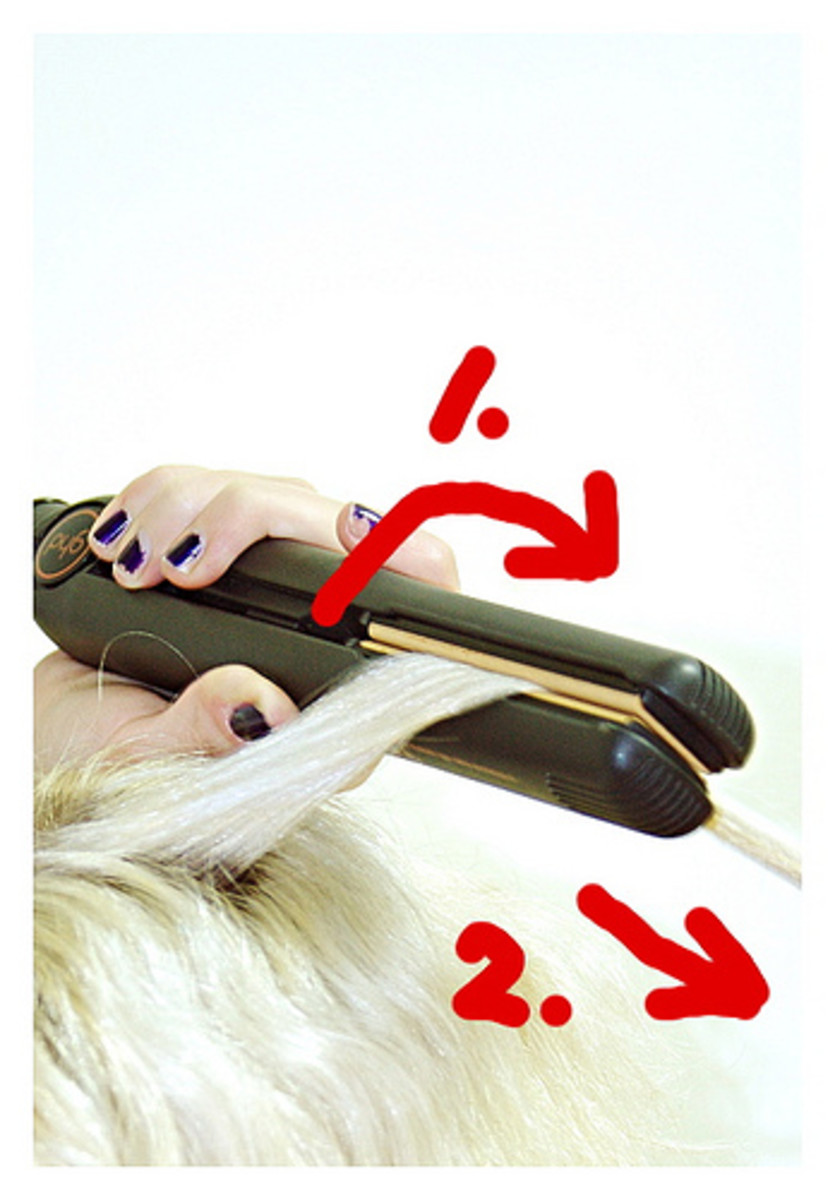 Curling Hair with a Flat Iron- It's Easy!