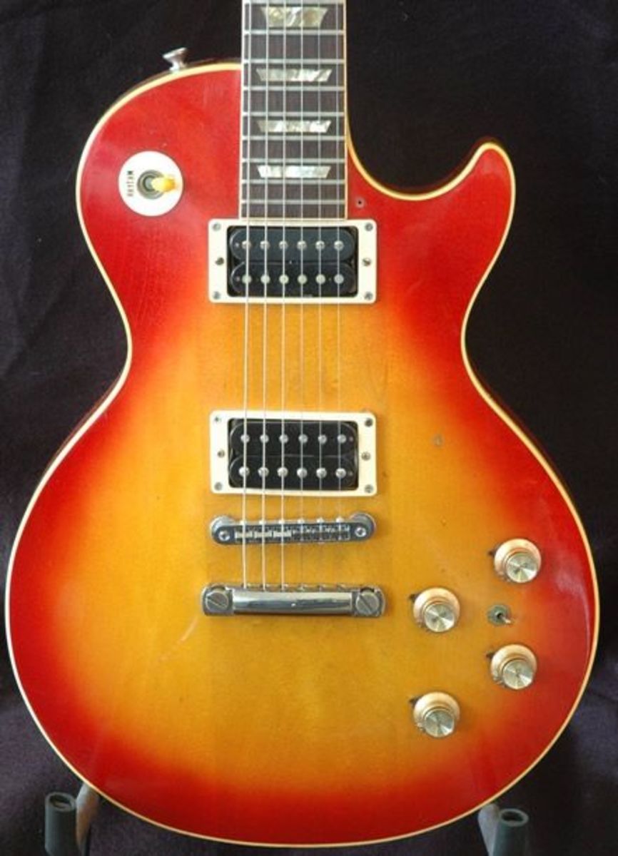A gorgeous Sunburst-finish Gibson Les Paul