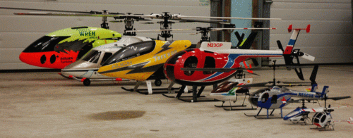 Guide to Remote Control RC Model Helicopters: What Are 2, 3, 3.5, 4, and 6 Channel Helis? What Is a Gyro?