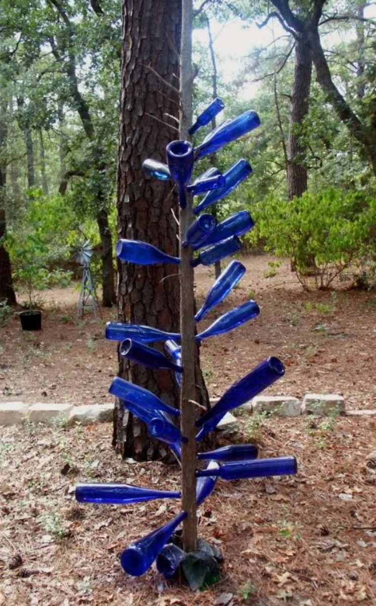 Blue Bottle Trees - South Carolina Lowcountry