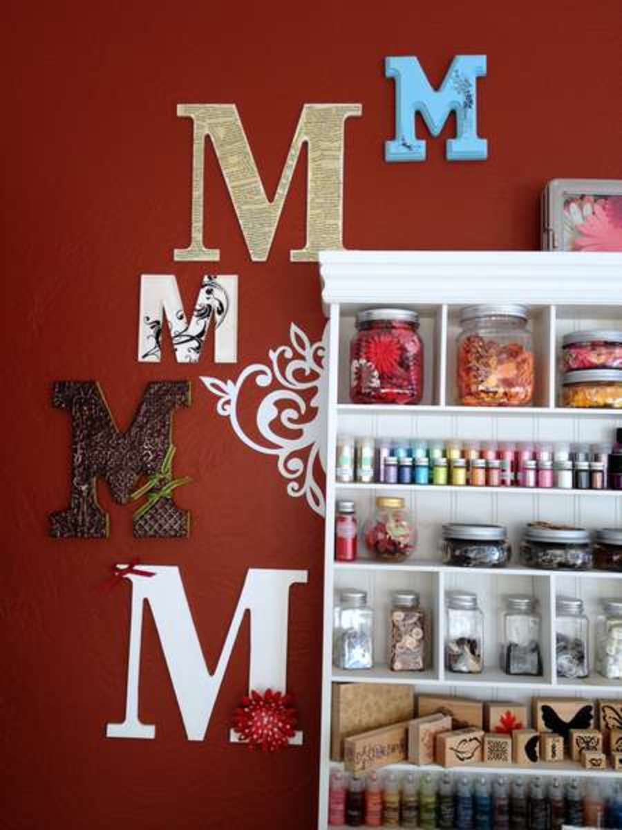 hanging-decorative-letters-craft-ideas-baby-nursery-home-decor