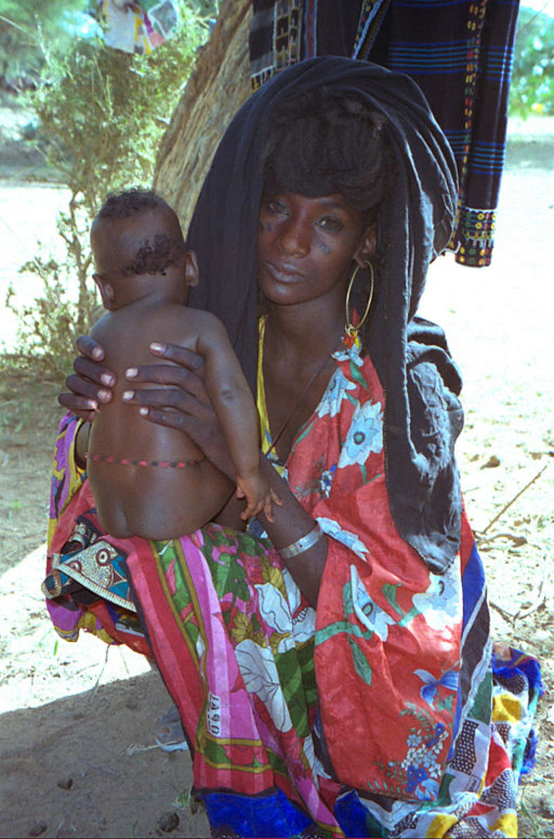 This mother, along with millions of others, would premasticate or pre-chew food for her children.  