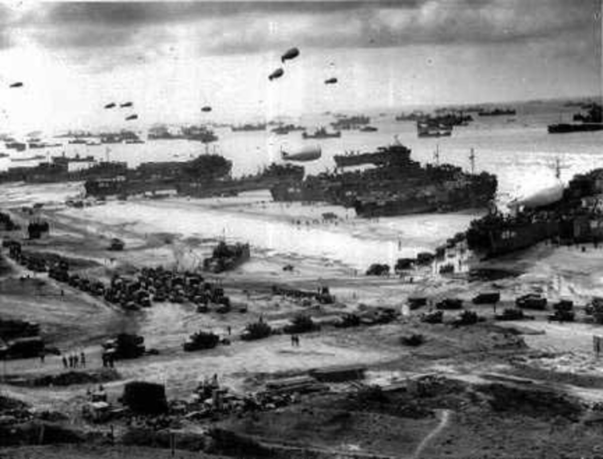 Footage from D-Day 