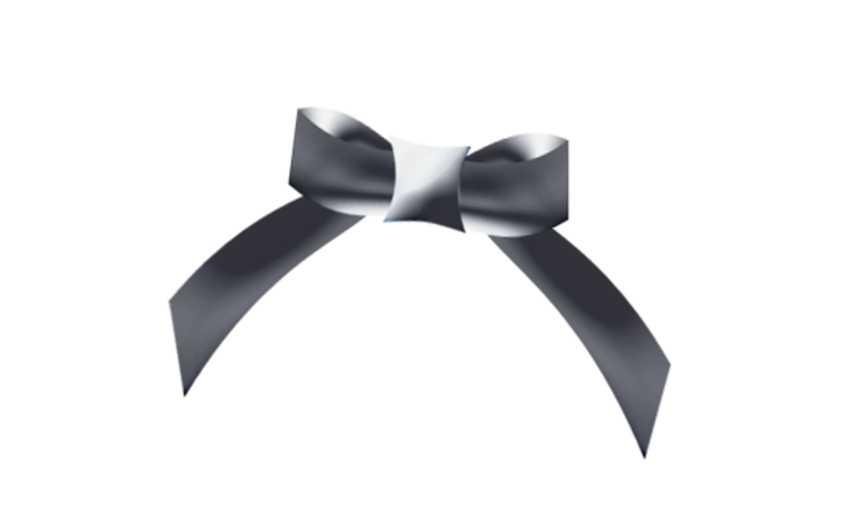 Silver Gift Bow