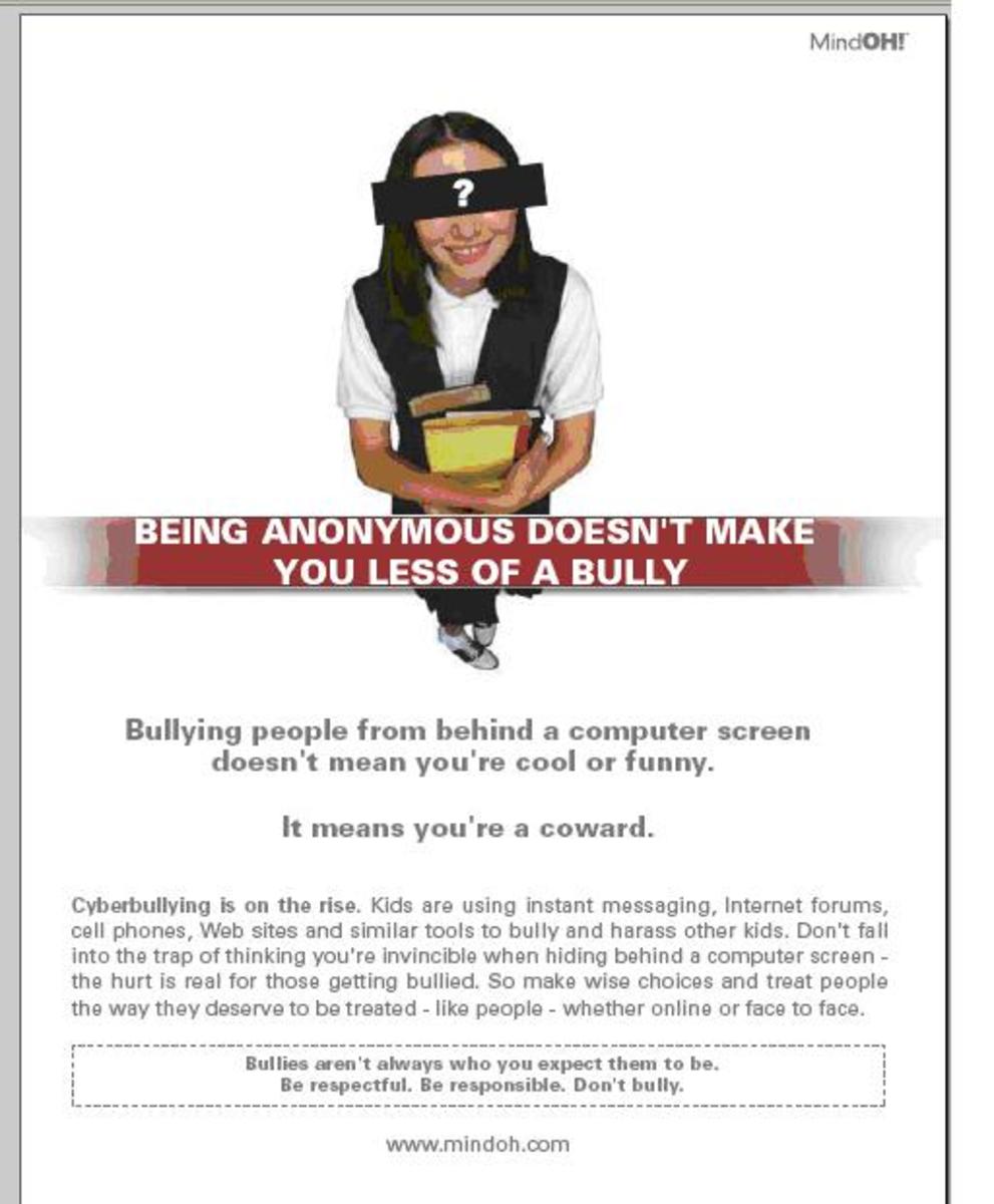 No bullying poster