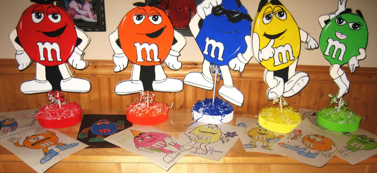 M & M Party Table, M & M Party Ideas and Supplies, Janet