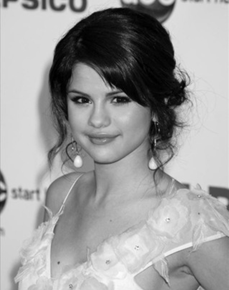 Selena Gomez,  super cool loose updo - 2013 Hairstyles Hair Styles