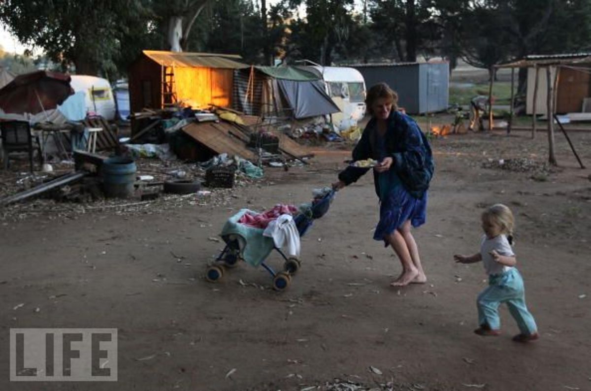 Afrikaner Community suffers economic Hardship In squatter Camp