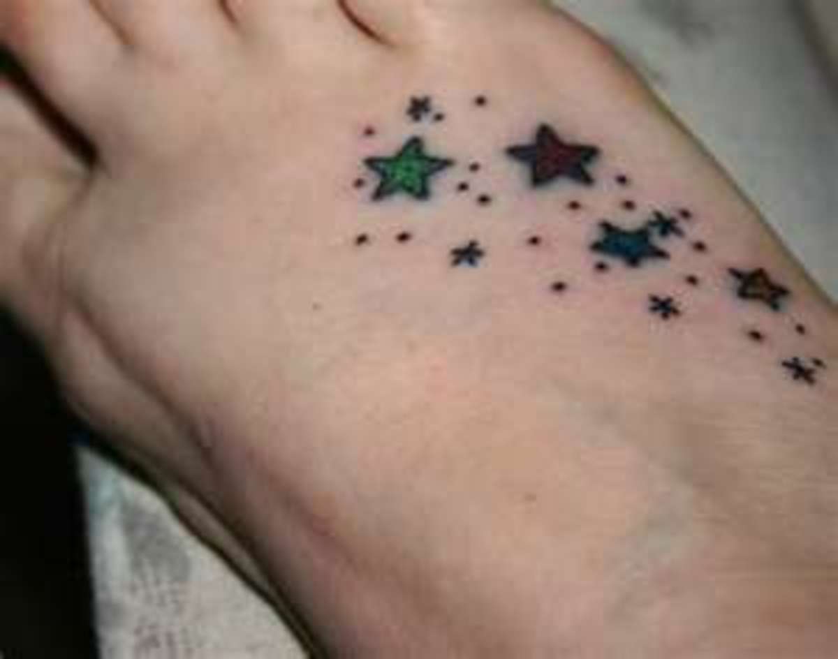 Unique Small Star Tattoos