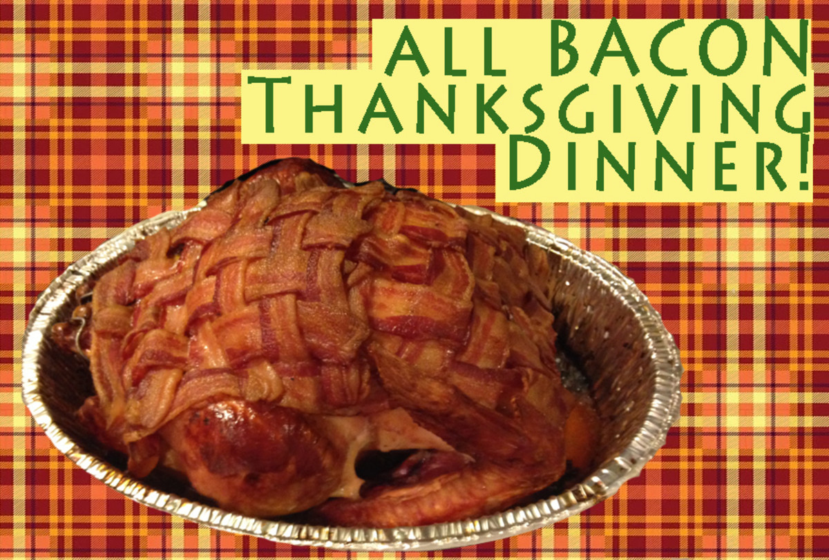 Thanksgiving Dinner....with Bacon!