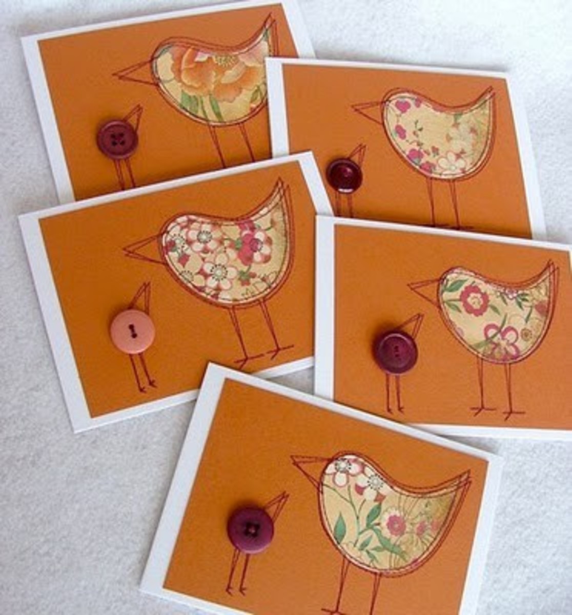 Button Greeting Cards: Ideas for Handmade Homemade Card Making