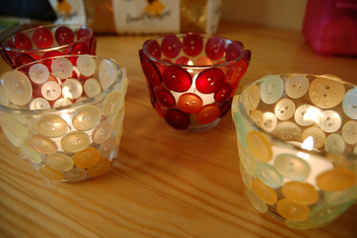 Button Candle Holders
