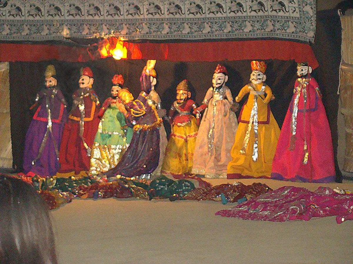 Rajasthani puppet show