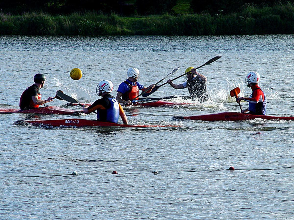 Canoe Polo practice 