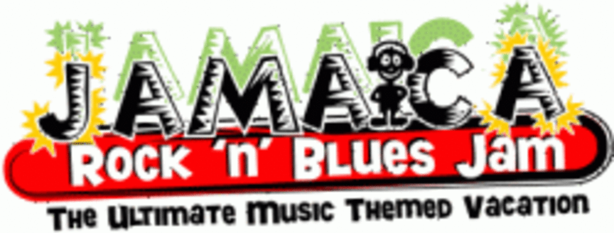 Logo for Jamaica Rock 'n' Blues Jam