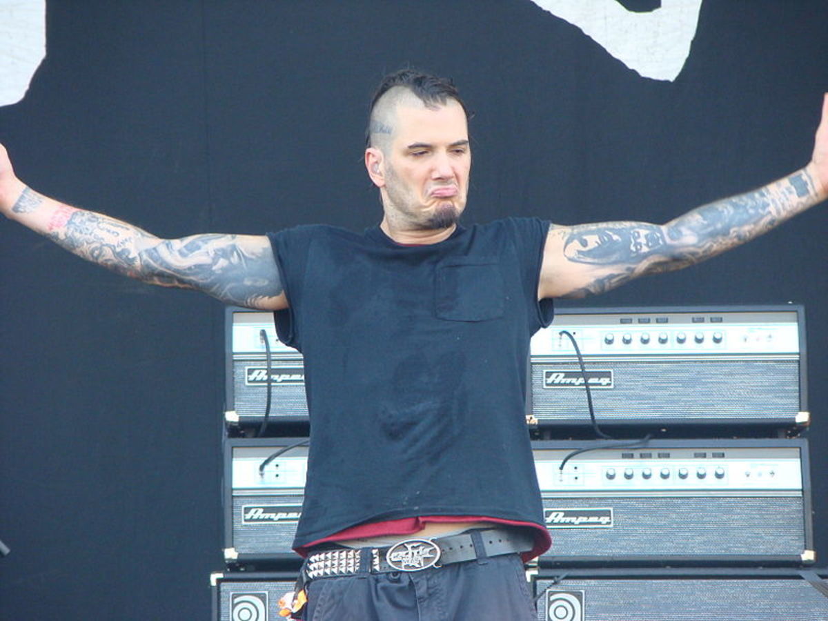 Phil Anselmo at Gods of Metal in 2009