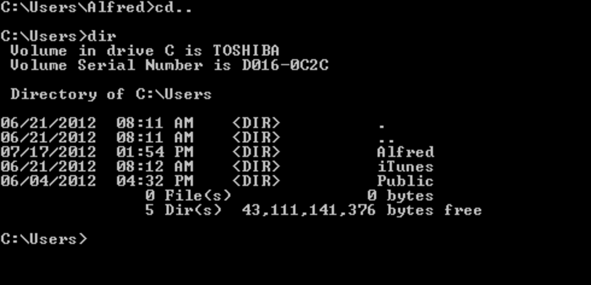 Command Line Interface (CLI) is a type of user interface popularised by DOS