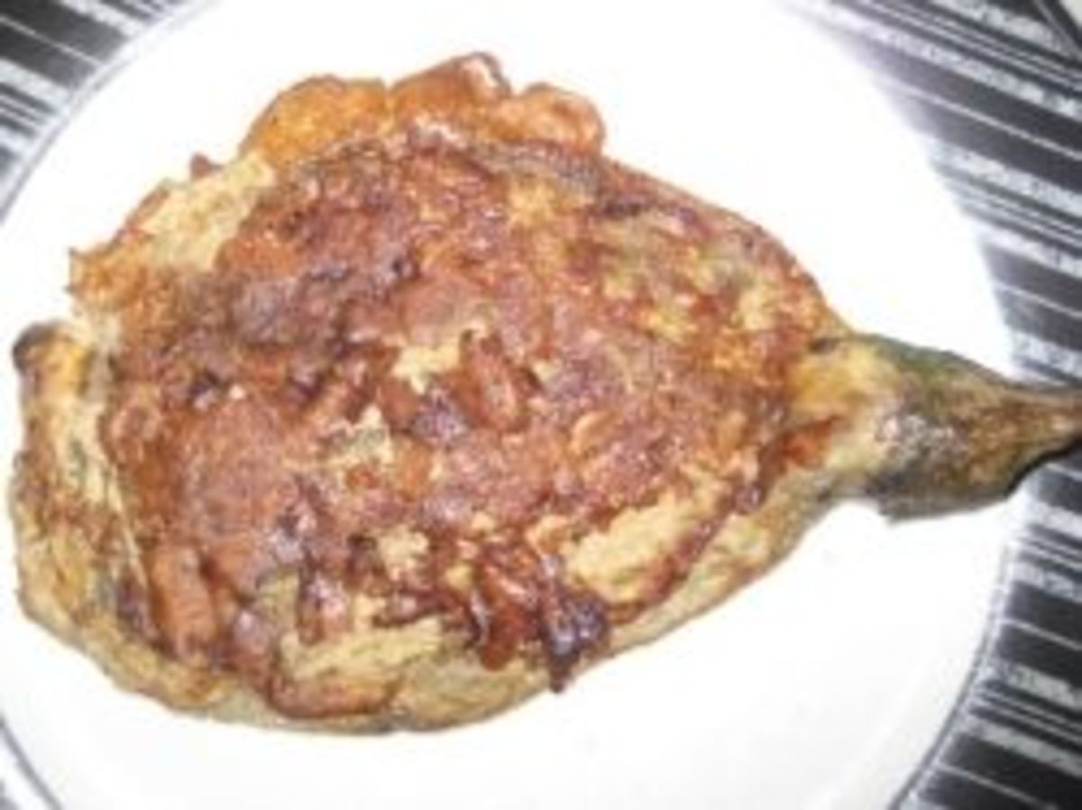 Tortang talong (eggplant omelette)