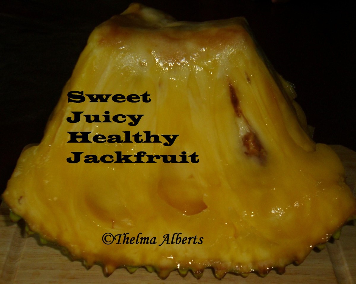 Ripe, sweet, juicy and healthy jackfruit.
