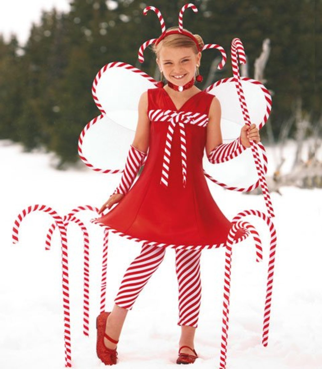 Candy Cane Fairy Costume
