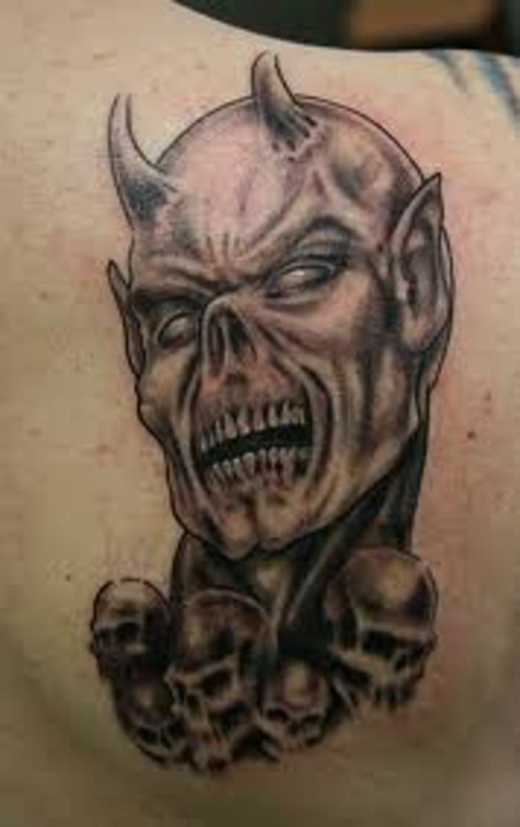 Demon Tattoos And Designs-Demon Tattoo Meanings-Demon Tattoo Pictures