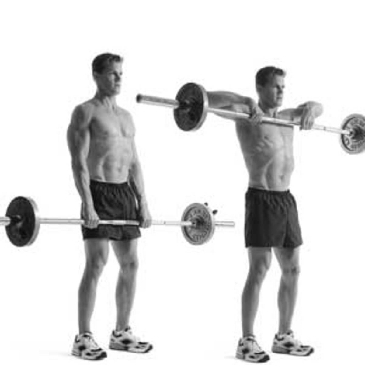 Barbell Upright Row упражнение