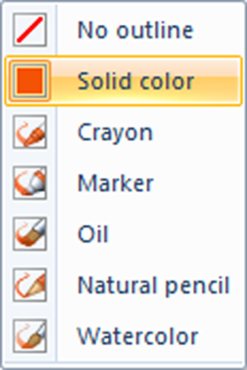 Click on Fill and select “Solid color”.