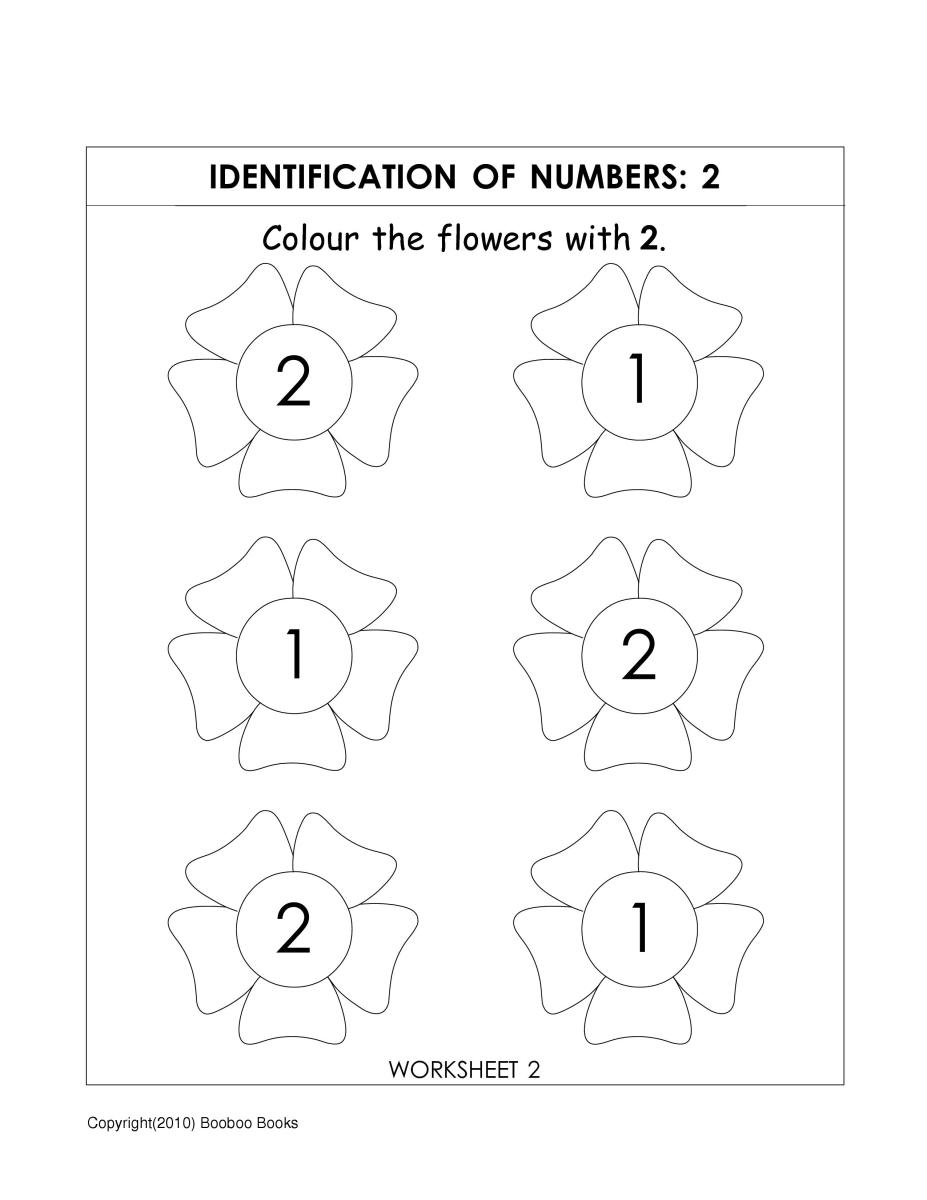 Number recognition worksheet
