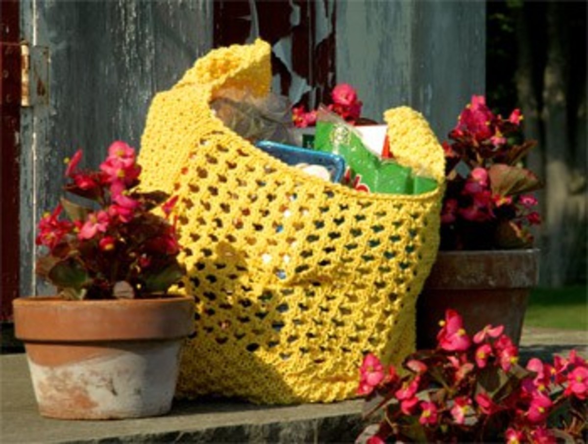 Knitted Grocery Bag