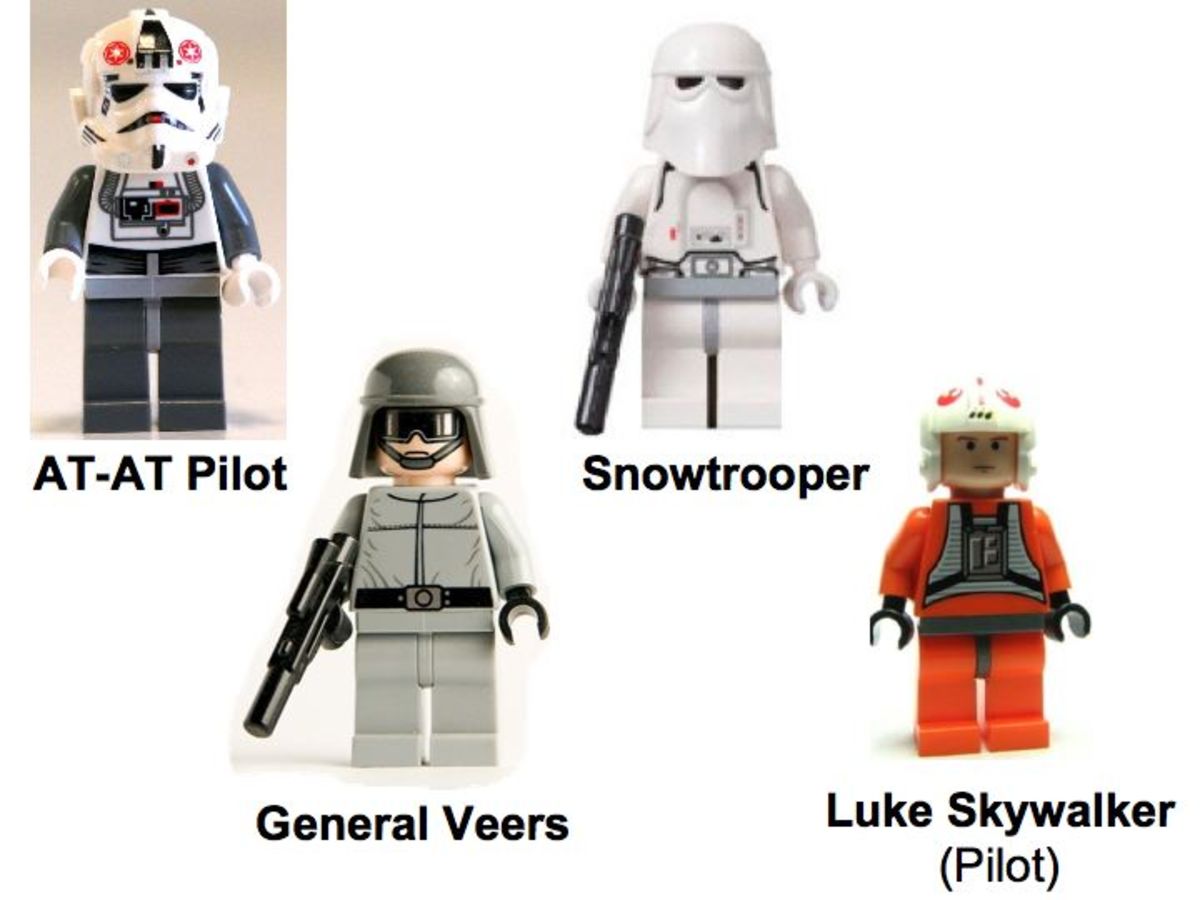 LEGO Star Wars AT-AT Motorized Walker 10178 Minifigures 