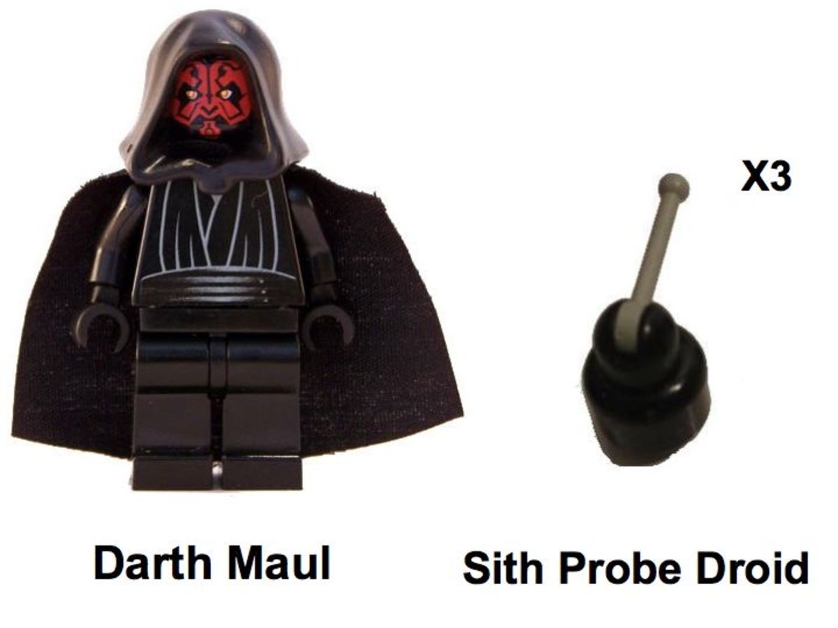 LEGO Star Wars Sith Infiltrator 7663 Minifigures 