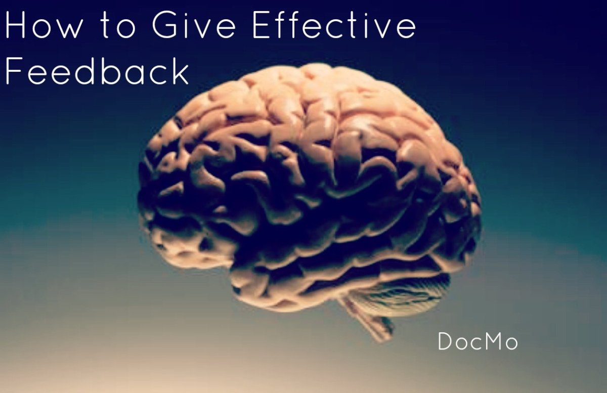 How to give Effective Feedback