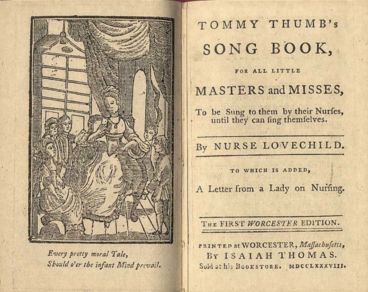 Tommy Thumb's Song Book - The oldest published collection of nursery rhymes dates before 1744- this edition from 1788