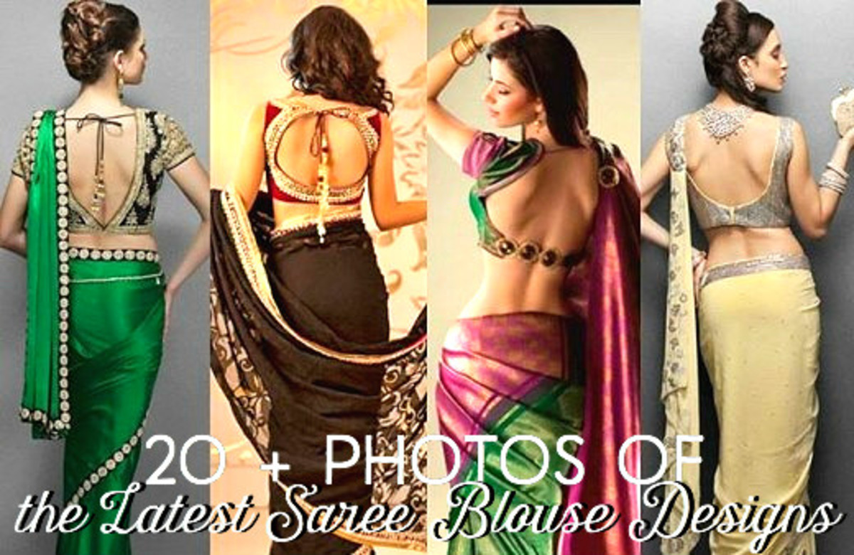20+ Photos of the Latest Saree Blouse Designs