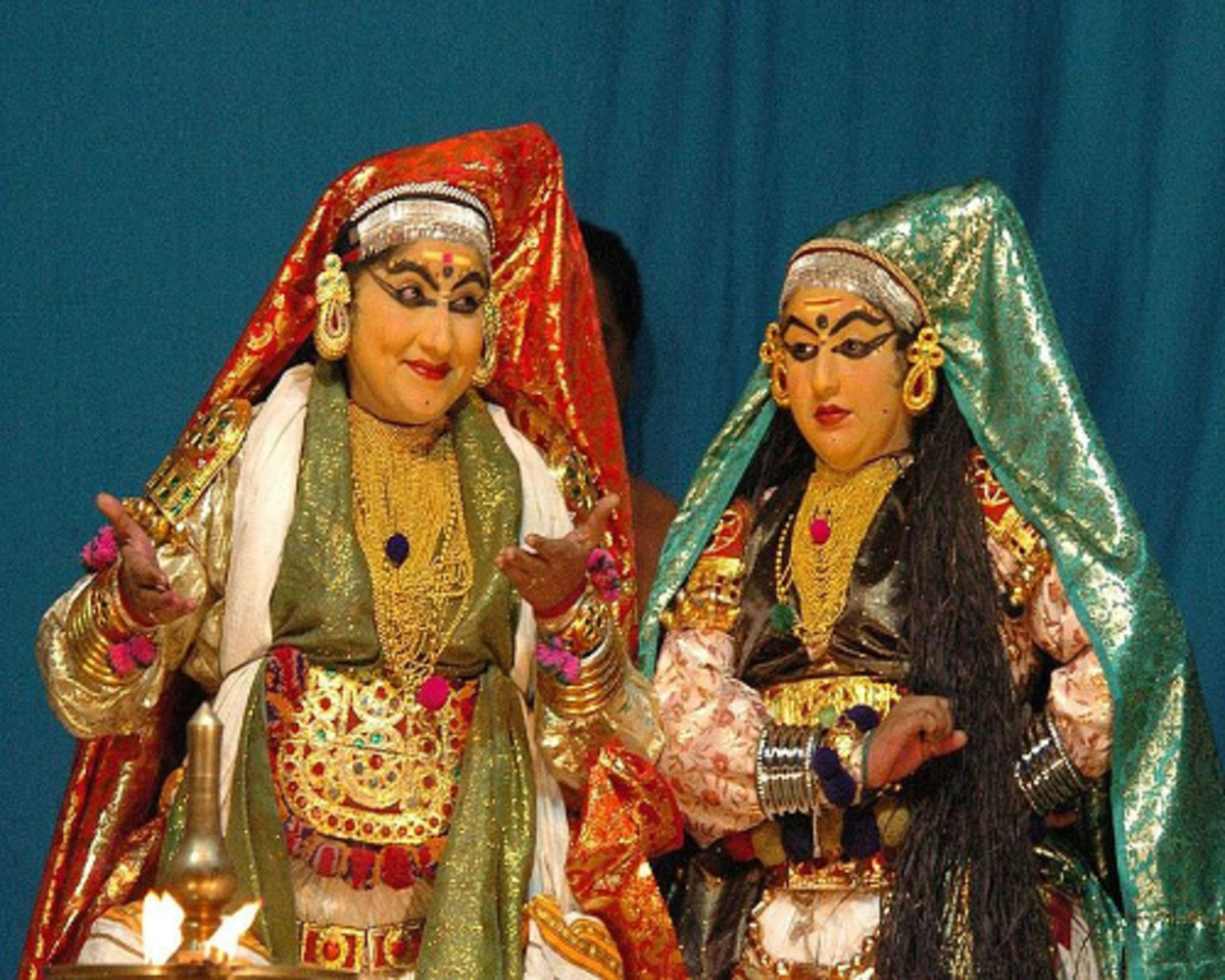 Kathakali Performance, Mudras, Music, Musical Instruments, and