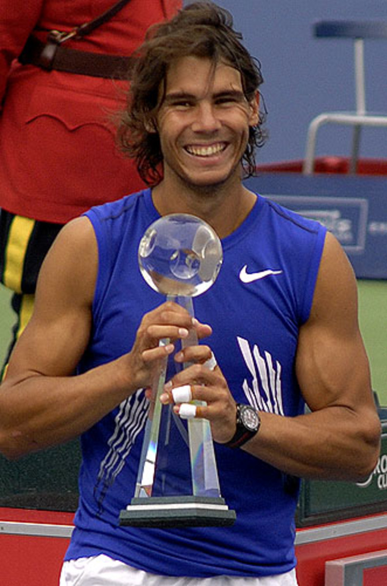 Rafael Nadal, Spain's number one professional tennis player,  is from Manacar, (one of the smaller)  Balearic Islands, Spain.