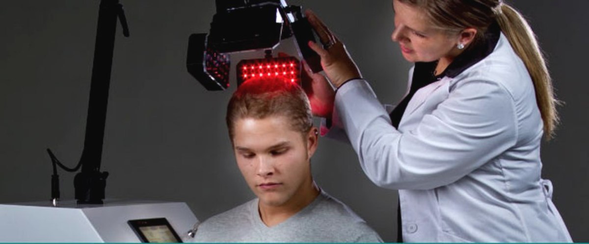 Low level laser treatment for hair loss