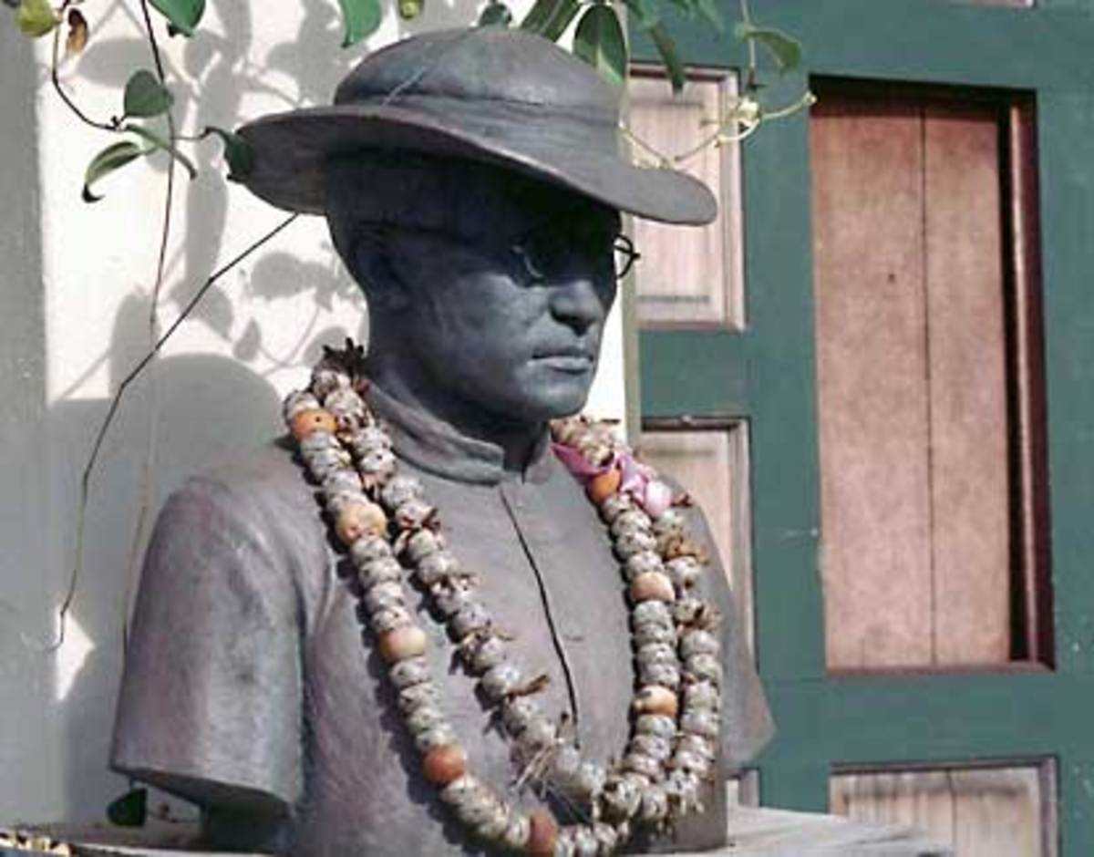 Bust of Father Damien