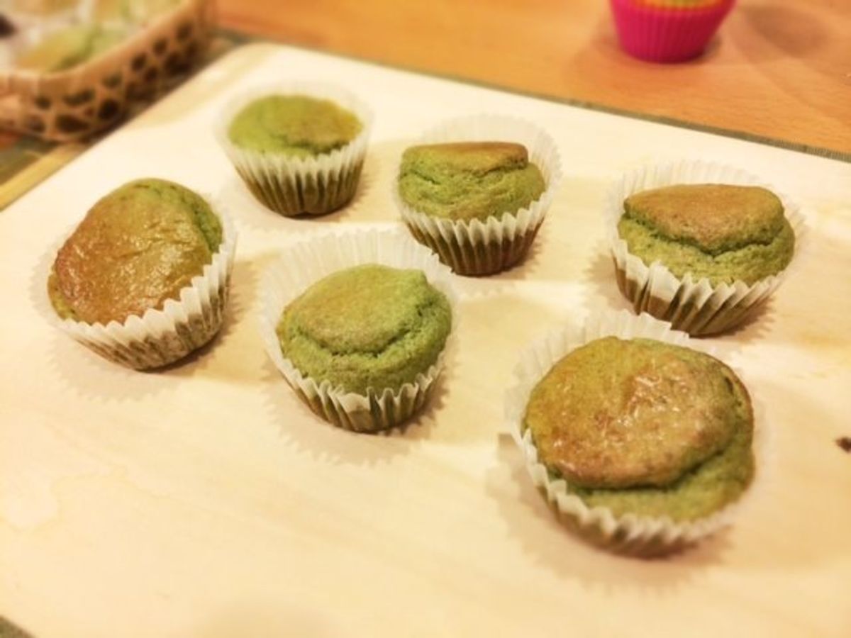 matcha muffins