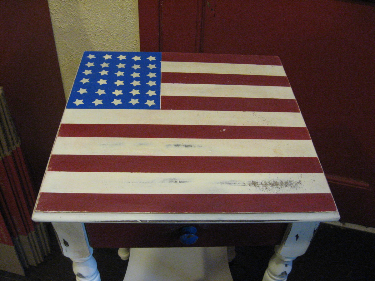 American Flag Table