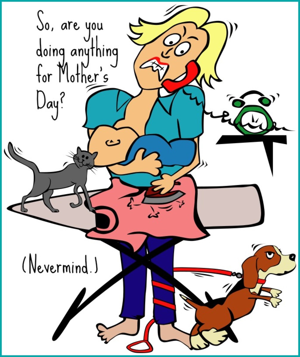 Funny Mother's Day Card for Nursing Mom