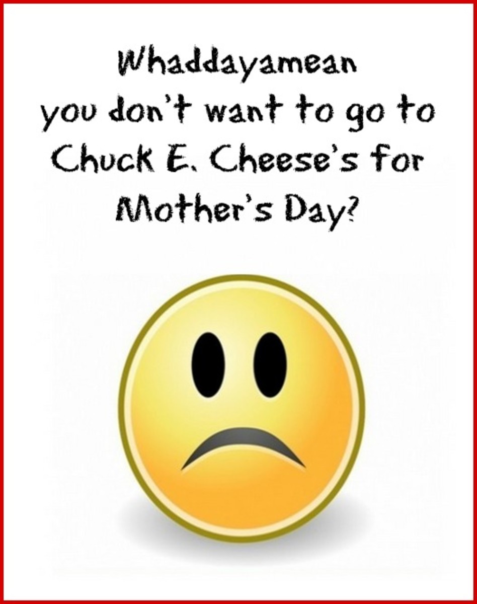 Funny Card about Mother's Day Lunch