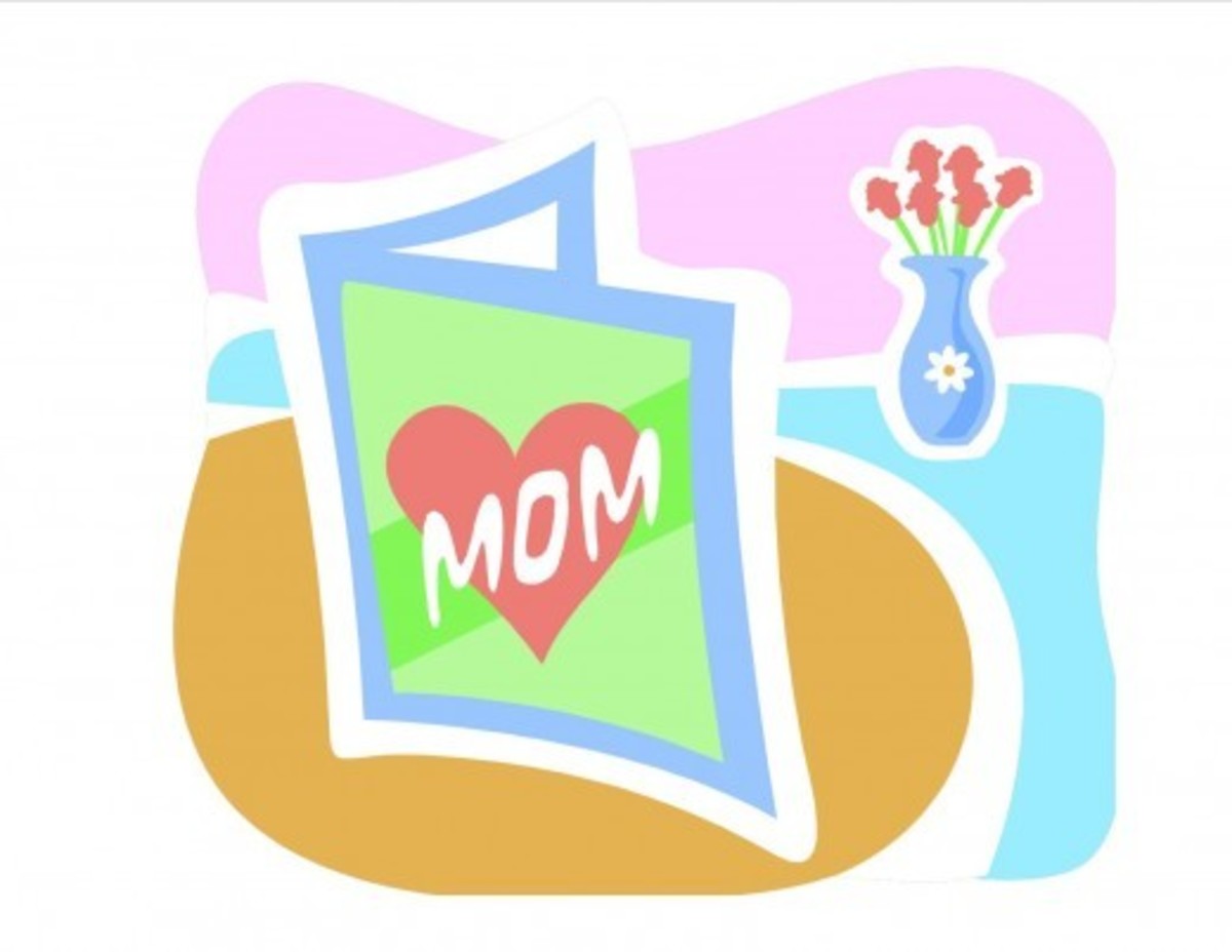 Mother's Day Card with Heart