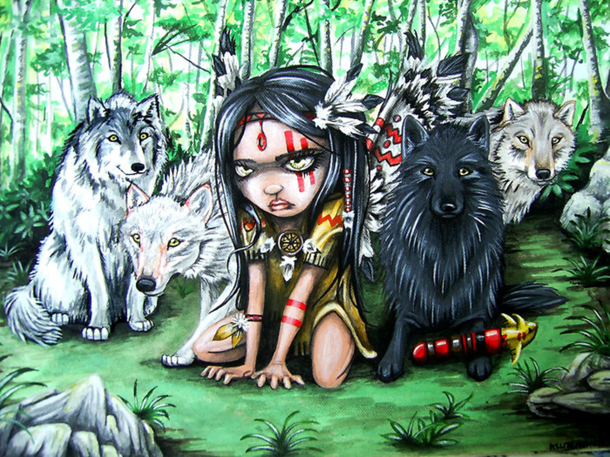 Native American Fairy by Natacha Klutchenko