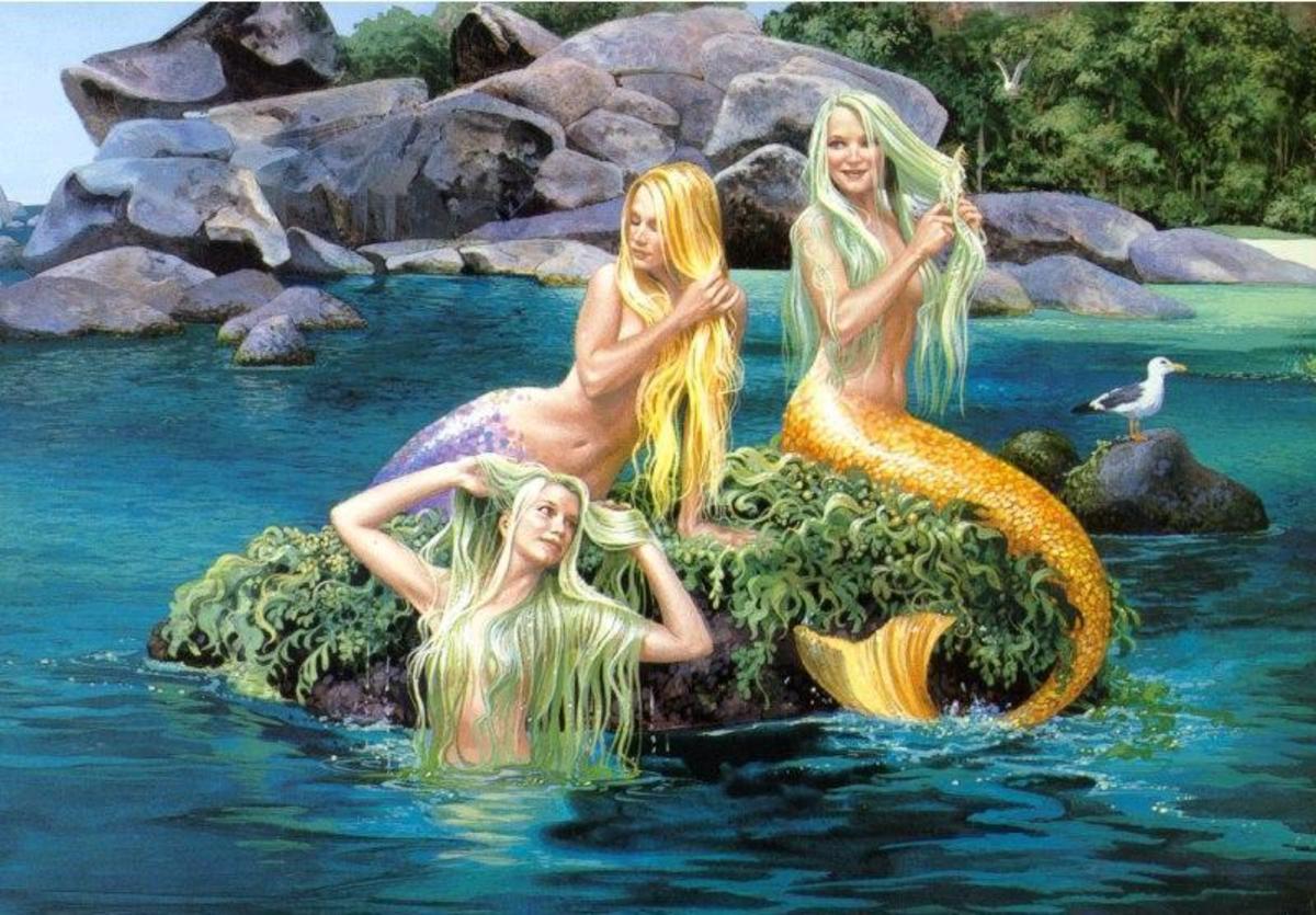 Mermaids in the Sea