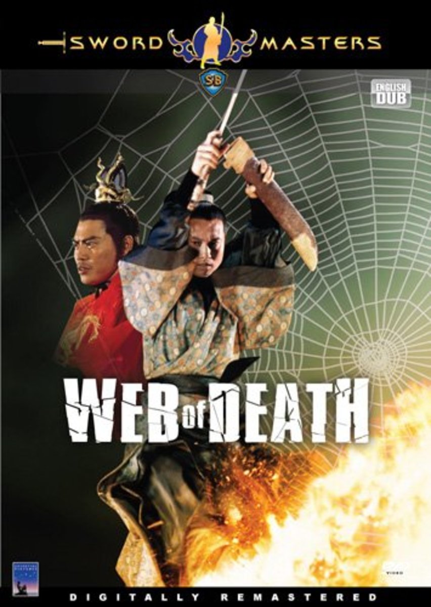 Web of Death ins a swordplay film where the villain lures the heroes into a trap where they are surrounded by a magic spider web spun by venomous spiders. This is what Well Go thought Shaw Brothers fans wanted.